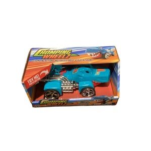 Chomping Wheelz Shark Attack Motorized Car Teal Light Sound Toy Vehicle New